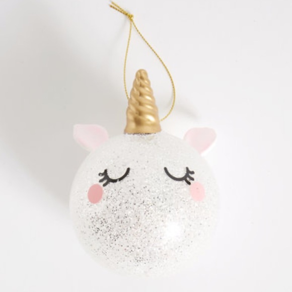 SunnyLife Unicorn Festive Bauble Ornament - Picture 2 of 3